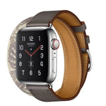 For Apple Watch 3 / 2 / 1 Generation 42mm Universal Silk Screen Printing Double-loop Watchband