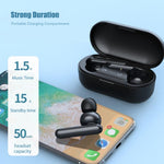 T10 Mini Touch-Steuerung Hifi TWS Kabellose Bluetooth Ohrhörer mit Mikrofon & Ladebox