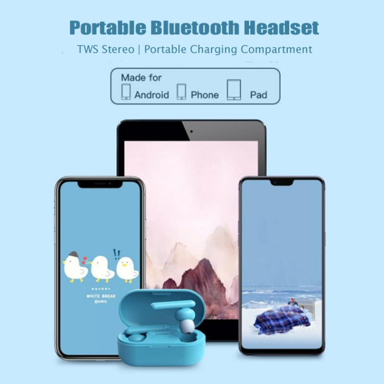T10 Mini Touch-Steuerung Hifi TWS Kabellose Bluetooth Ohrhörer mit Mikrofon & Ladebox