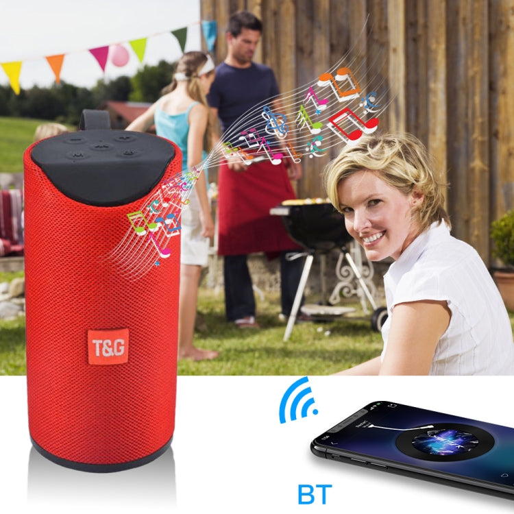 TG113 Tragbare Bluetooth-Lautsprecher Wasserdicht Stereo Outdoor Lautsprecher MP3 Bass Soundbox mit UKW-Radio