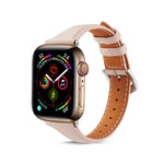 Universelles, dünnes Lederarmband für Apple Watch 3 / 2 / 1. Generation (38 mm).