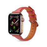 Universelles, dünnes Lederarmband für Apple Watch 3 / 2 / 1. Generation (38 mm).