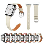 Universelles, dünnes Lederarmband für Apple Watch 3 / 2 / 1. Generation (38 mm).