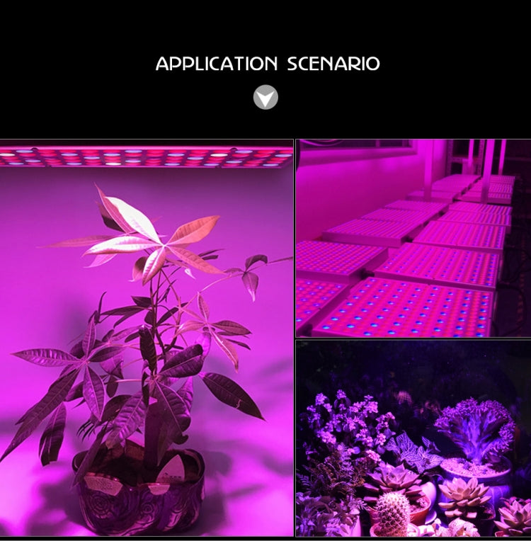 45W 144 LEDs Vollspektrum-Pflanzenbeleuchtung Fitolampen für Pflanzen Blumen Sämlingszucht Wachstumslampen LED Grow Light AC85-265V, US, EU, AU, UK