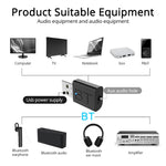 BT005 5.0 USB Bluetooth Empfänger Lautsprecher Verstärker AUX Audio I Auto Wireless Stereo Bluetooth Stick Adapter