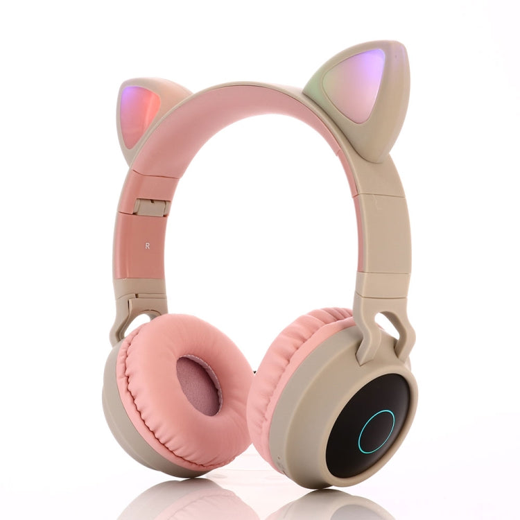 Niedliche Katzenohren Bluetooth 5.0 Kopfhörer Faltbare On-Ear Stereo Kabelloses Headset mit Mikrofon / LED-Licht / FM-Radio / TF-Karte, SYA00833501F, SYA00833501A, SYA00833501B, SYA00833501C, SYA00833501D, SYA00833501E