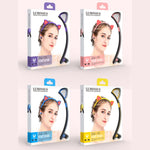 ZW29 Katzenohren Stereo Sound HIFI Modisch Outdoor Tragbar Sport Kabelloses Bluetooth Headset mit Mikrofon & LED-Licht Leuchtend