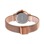 Skmei 1595 Mode Elegante Skalenfreie Edelstahl-Mesh-Armband Damenuhr Wasserdichte Business Studenten Quarzuhr Damen