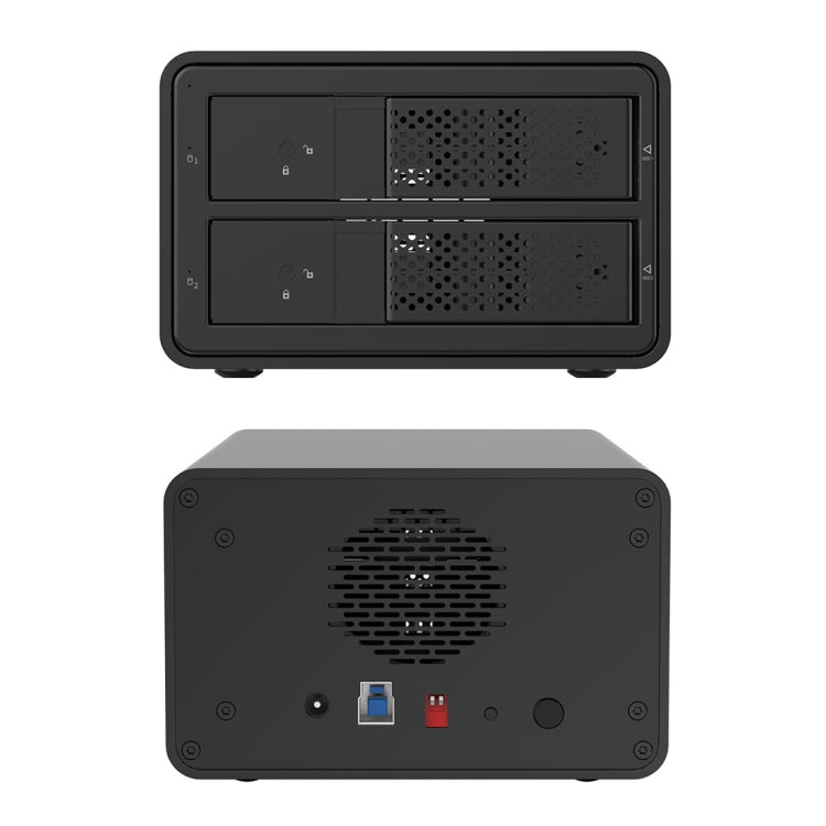 ORICO 9528RU3 3,5-Zoll Externes Festplattengehäuse mit RAID