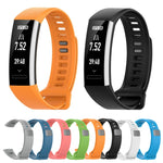 For Huawei Band 2 Pro / Band 2 / ERS-B19 / ERS-B29 Sports Bracelet Silicone Strap, White, Orange, Pink, Black, Gray, Green, Blue, Midnight Blue