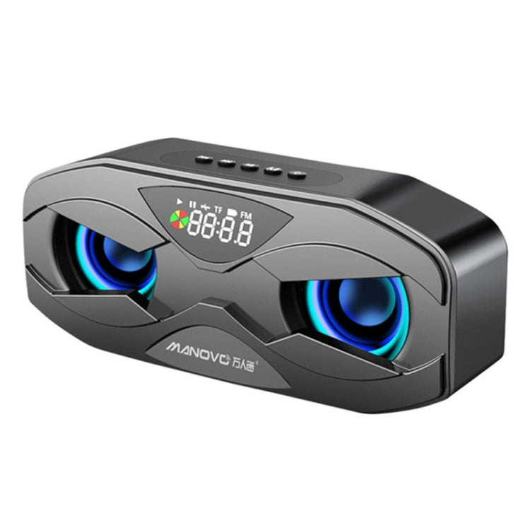 M5 Coole Eule Design Bluetooth Lautsprecher LED Blitz Drahtloser Lautsprecher FM Radio Wecker TF-Karte