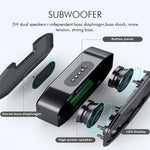 M5 Coole Eule Design Bluetooth Lautsprecher LED Blitz Drahtloser Lautsprecher FM Radio Wecker TF-Karte