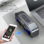 M5 Coole Eule Design Bluetooth Lautsprecher LED Blitz Drahtloser Lautsprecher FM Radio Wecker TF-Karte
