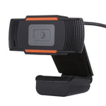 HXSJ A870 Webcam HD 480P PC-Kamera mit schallabsorbierendem Mikrofon MIC für Skype für Android TV Drehbare Computer-Kamera USB Web Cam, 480P