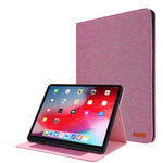Horizontal Flip TPU + Fabric PU Leather Protective Case with Name Card Clip, For iPad Pro 12.9(2020)