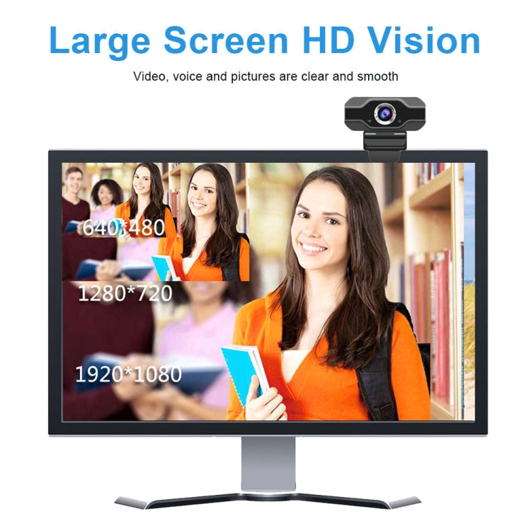 HD 1080P Webcam mit eingebautem Mikrofon Smart Webcam USB Streaming Beauty Live Kamera für Computer Android TV