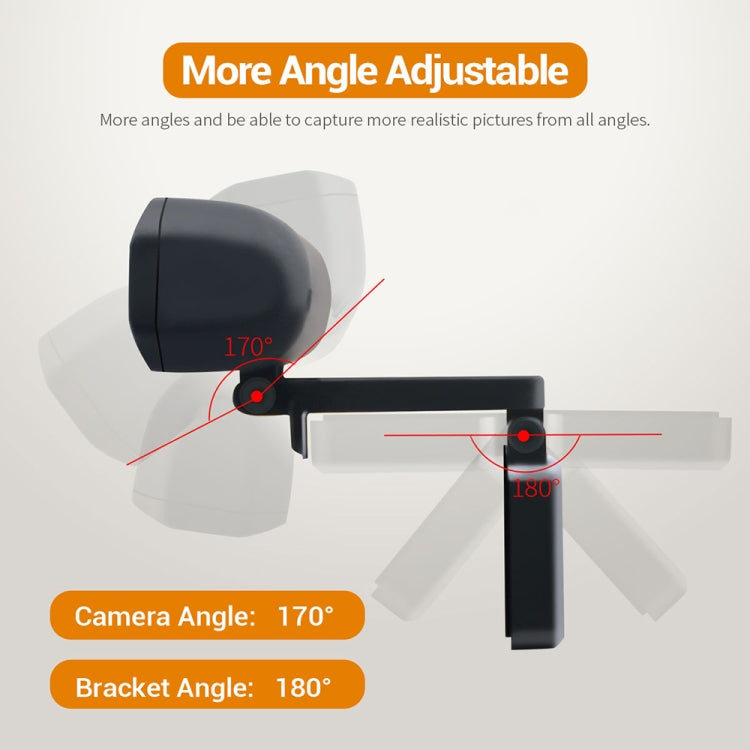 HD 1080P Webcam mit eingebautem Mikrofon Smart Webcam USB Streaming Beauty Live Kamera für Computer Android TV