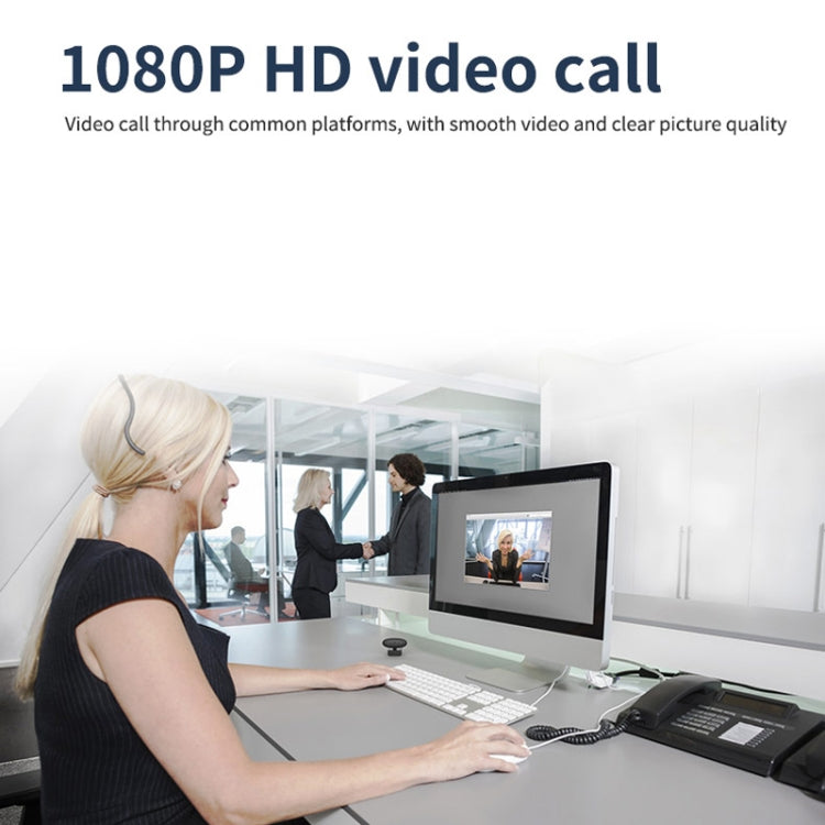Full HD 1080P Webcam mit eingebautem Mikrofon Smart Webcam USB Streaming Live Kamera mit Geräuschunterdrückung