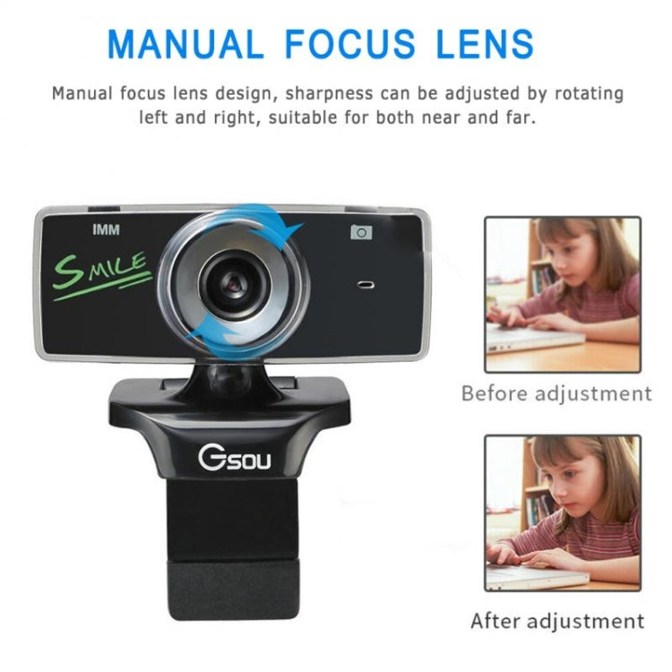 B01 HD Webcam mit eingebautem Mikrofon Smart Webcam USB Streaming Live Kamera mit Geräuschunterdrückung