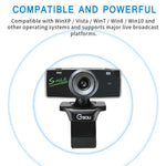 B01 HD Webcam mit eingebautem Mikrofon Smart Webcam USB Streaming Live Kamera mit Geräuschunterdrückung