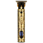 VGR V-228 5W USB Retro-Haarschneidemaschine mit Gravur und LED-Digitalanzeige, V-228 (Bronze), V-228 (Silber)