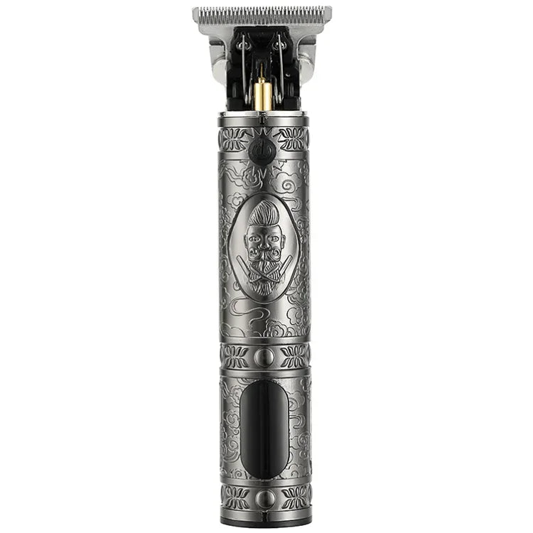 VGR V-228 5W USB Retro-Haarschneidemaschine mit Gravur und LED-Digitalanzeige, V-228 (Bronze), V-228 (Silber)