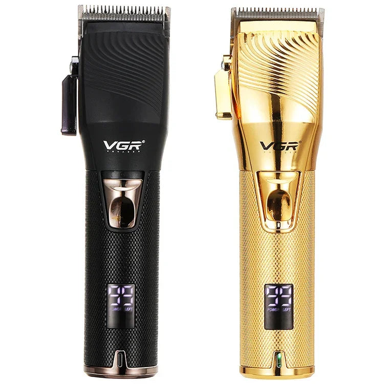 VGR V-280 10W USB Metall-Haarschneidemaschine mit LED-Digitalanzeige, V-280 (Gold)