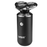 VGR V-317 5W USB Omnidirektionaler Dreidimensionaler Schwebender Drei-Netzwerk-Elektrorasierer, V-317