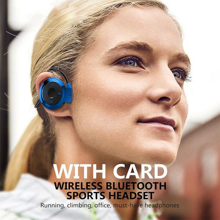 NVAHVA MP3 Player Bluetooth Kopfhörer, Kabelloses Sport Headset MP3 Player mit FM Radio, Stereo Ohrhörer TF Karte MP3 bis zu 32GB, mini-503 Schwarz, mini-503 Rot, mini-503 Blau, mini-503 Gold