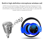 NVAHVA MP3 Player Bluetooth Kopfhörer, Kabelloses Sport Headset MP3 Player mit FM Radio, Stereo Ohrhörer TF Karte MP3 bis zu 32GB, mini-503 Schwarz, mini-503 Rot, mini-503 Blau, mini-503 Gold