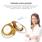 NVAHVA MP3 Player Bluetooth Kopfhörer, Kabelloses Sport Headset MP3 Player mit FM Radio, Stereo Ohrhörer TF Karte MP3 bis zu 32GB, mini-503 Schwarz, mini-503 Rot, mini-503 Blau, mini-503 Gold