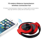 NVAHVA MP3 Player Bluetooth Kopfhörer, Kabelloses Sport Headset MP3 Player mit FM Radio, Stereo Ohrhörer TF Karte MP3 bis zu 32GB, mini-503 Schwarz, mini-503 Rot, mini-503 Blau, mini-503 Gold