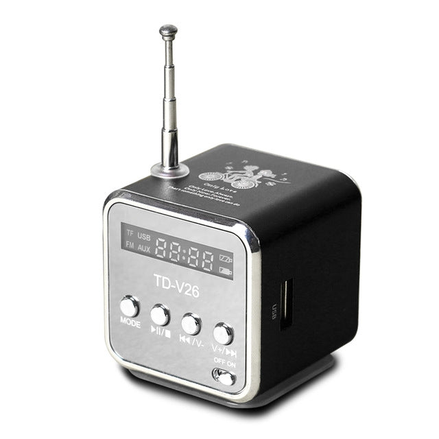 Tragbare Lautsprecher mit FM Mini Multifunktionsradio USB Notebook Lautsprecher für TV Handy Unterstützung SD/TF Karte MP3 Musik Player