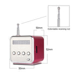Tragbare Lautsprecher mit FM Mini Multifunktionsradio USB Notebook Lautsprecher für TV Handy Unterstützung SD/TF Karte MP3 Musik Player
