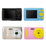 2,4 Zoll 16MP 720P Mini LSR Kamera Digitalkamera für Kinder Baby Niedliche Cartoon Multifunktions Spielzeugkamera Kindergeburtstag