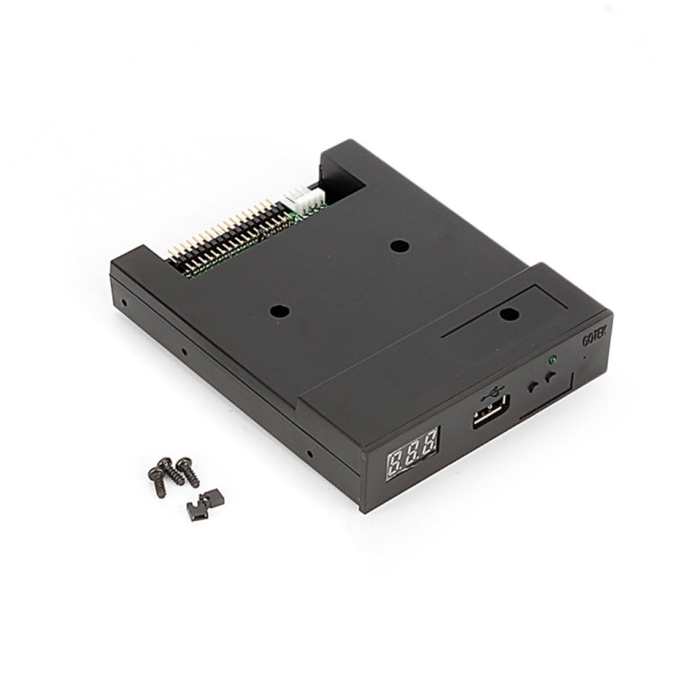 SFR1M44-U100K Floppy-Disk-Laufwerk zu USB-Emulator Simulation 500 kbps für Musiktastatur, SFR1M44-U100K (Schwarz)