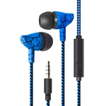 3,5mm Klinken-Kabel-Ohrhörer Super Bass Sound Kopfhörer Ohrstöpsel mit Mikrofon für Mobiltelefon Samsung Xiaomi MP3 4