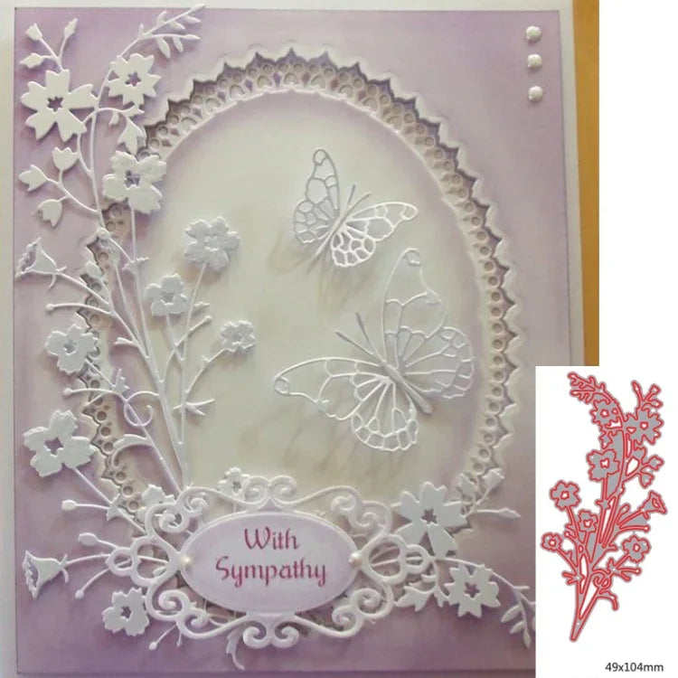 Small Flower Decoration Knife Mold DIY Cutting Book Album Greeting Card Making Mold, Small Flower Shape