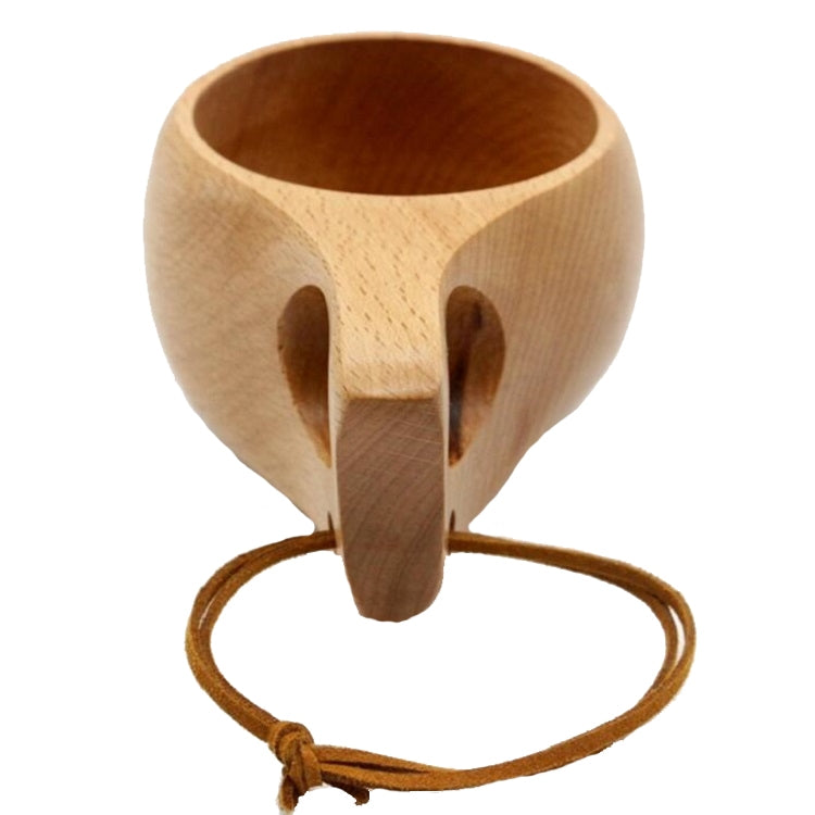 Handgefertigtes Geschirr aus Holz, grüner Holzbecher, 101-200ml