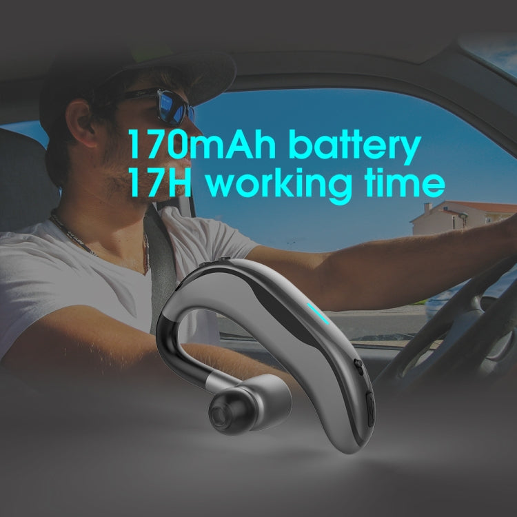 Auto Freisprech Kabelloser Ohrbügel Bluetooth Ohrhörer mit Mikrofon, Schwarz Grau, Schwarz Rot, Schwarz Grün