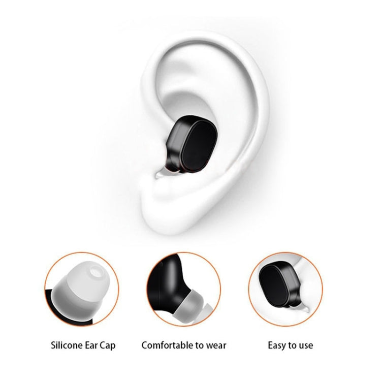 LESIRI X12 Bluetooth Headset Mini Kabelloser Ohrhörer Tragbares USB Magnetisches Lade-Headset Sport Ohrstöpsel Headset für iPhone