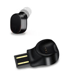 LESIRI X12 Bluetooth Headset Mini Kabelloser Ohrhörer Tragbares USB Magnetisches Lade-Headset Sport Ohrstöpsel Headset für iPhone