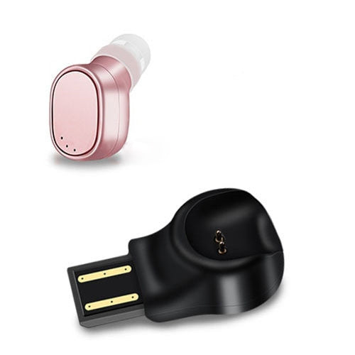 LESIRI X12 Bluetooth Headset Mini Kabelloser Ohrhörer Tragbares USB Magnetisches Lade-Headset Sport Ohrstöpsel Headset für iPhone