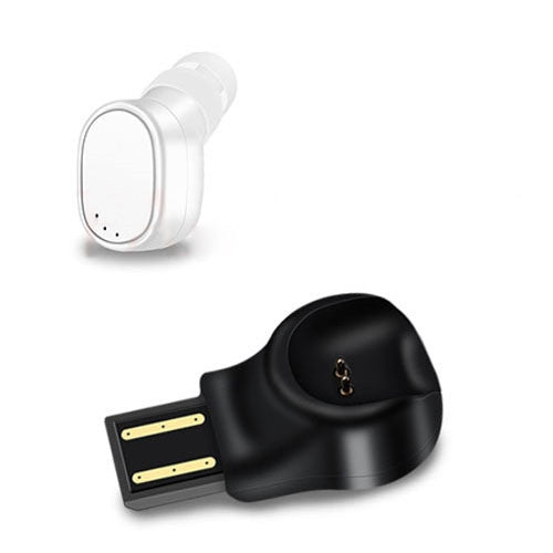 LESIRI X12 Bluetooth Headset Mini Kabelloser Ohrhörer Tragbares USB Magnetisches Lade-Headset Sport Ohrstöpsel Headset für iPhone