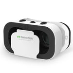 VR-Brille Shinecon 5. Generation VR Brille 3D Virtual Reality Brille Leichtgewichtige tragbare Box für 4,7-6,0 Zoll Mobiltelefone