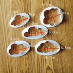 10-teilige Tortenform Wolken-Fondant-Kuchen-Dekoration Druckstanzform, Wolkenform