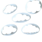 10-teilige Tortenform Wolken-Fondant-Kuchen-Dekoration Druckstanzform, Wolkenform