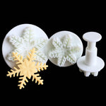 6-teiliges Fondant Tortenwerkzeug, Feines Schneeflocken-Ausstecher-Set, feine Schneeflockenform