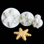 6-teiliges Fondant Tortenwerkzeug, Feines Schneeflocken-Ausstecher-Set, feine Schneeflockenform