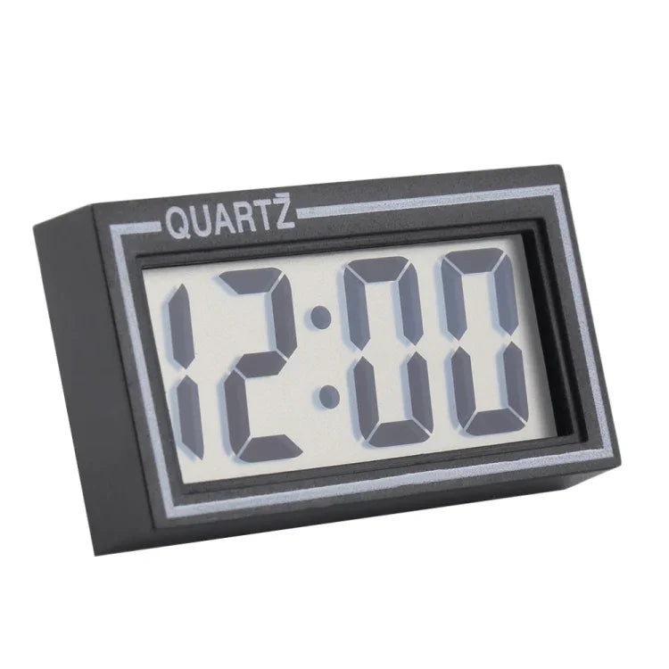 Leichte, praktische elektronische Digitaluhr mit LCD-Display und Kalender für das Armaturenbrett, Armaturenbrettuhr